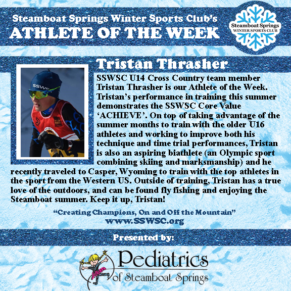 Athlete of the Week, Tristan Thrasher