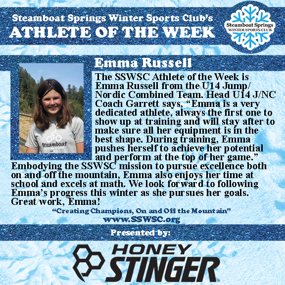 Athlete of the Week, Emma Russell
