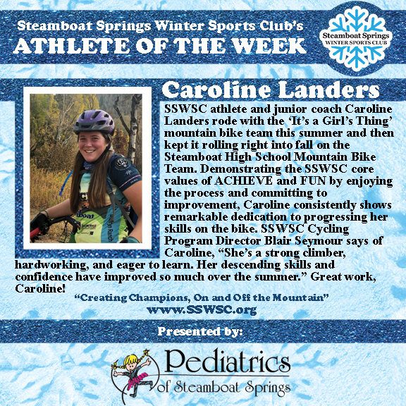 Athlete of the Week, Caroline Landers