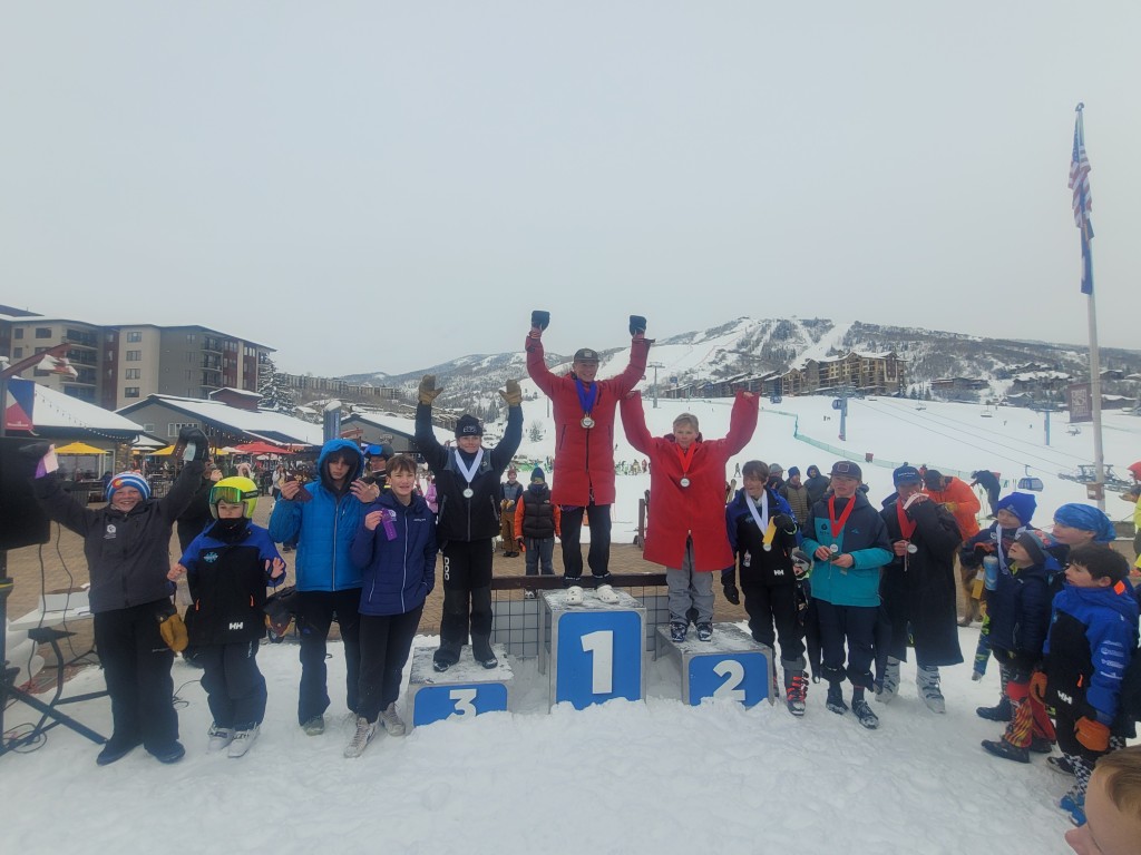 U14 Alpine Team Celebrates Hard Work at the Steamboat Ski Resort Giant Slalom Races