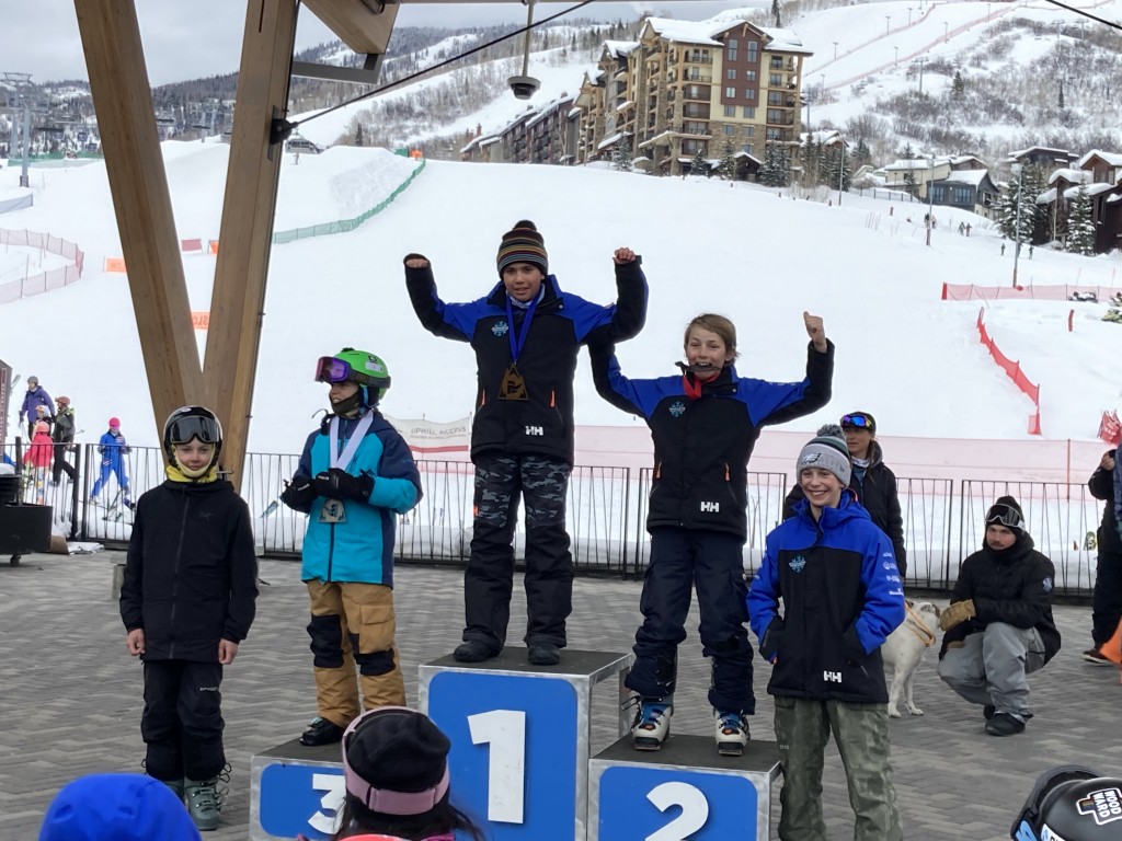 Young Freeski Athletes Take on East Face at Steamboat Ski Resort