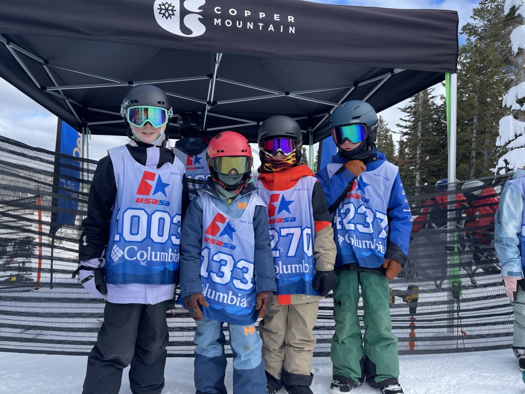 Snowboard Athletes Compete in USASA Copper Slopestyle
