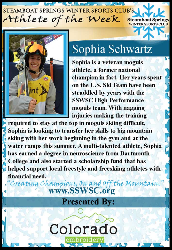 Athlete of the Week - Sophia Schwartz
