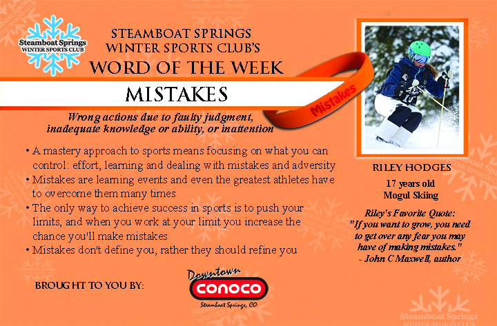 Word of the Week, Mistakes