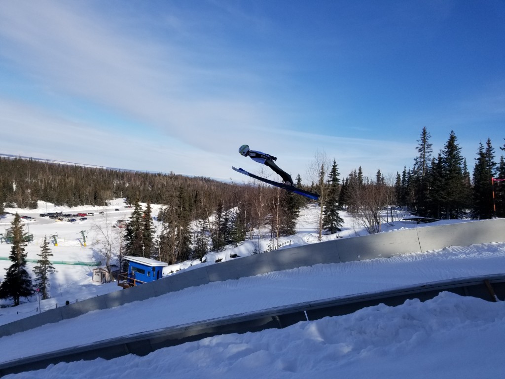 McKenzie Maines Earns Multiple Gold Medals at Ski Jump Nordic Combined Junior Championships