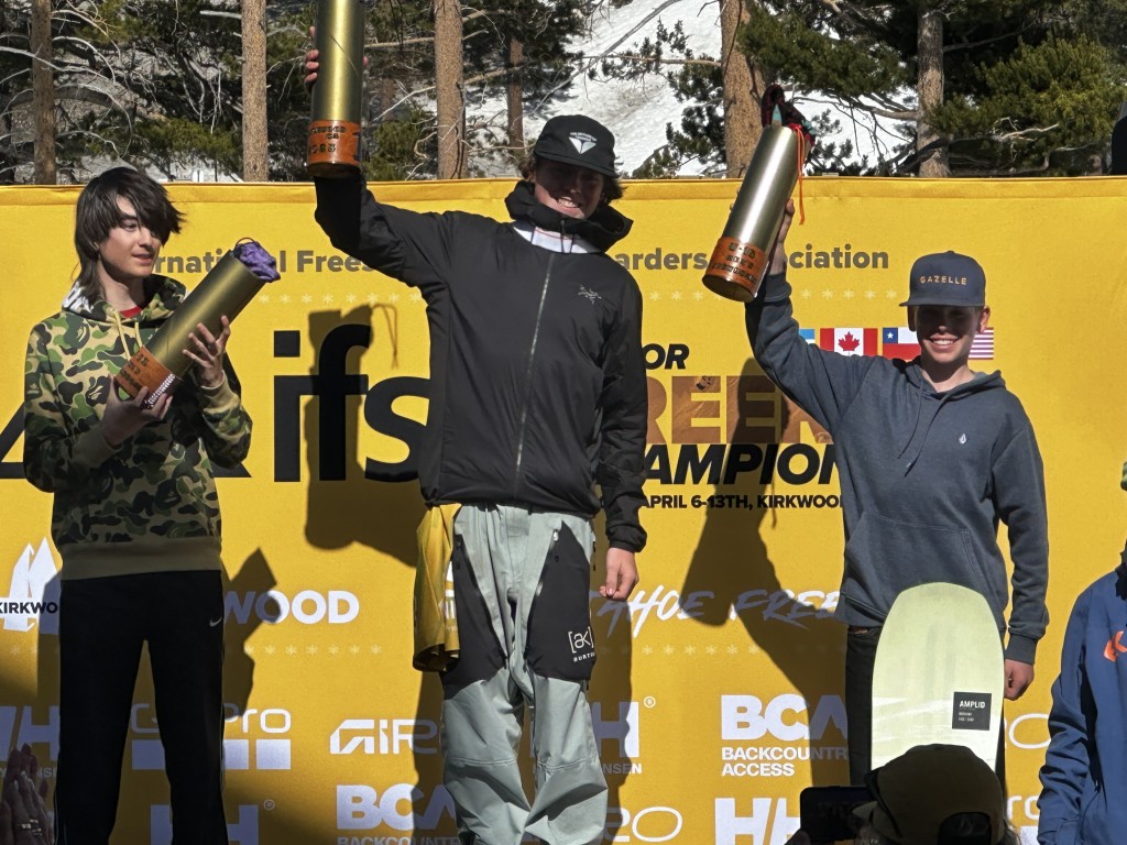 Reid Graham Wins Gold and Branigan Murphy takes home 3rd at IFSA Junior Freeride Championships