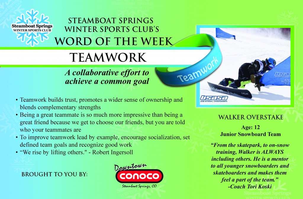 Word of the Week: Teamwork