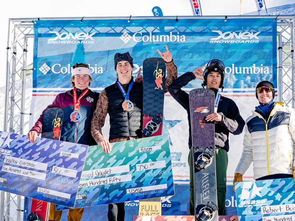 Alpine Snowboard Team Athlete Walker Overstake takes home Silver Medal at USASA Snowboard Nationals
