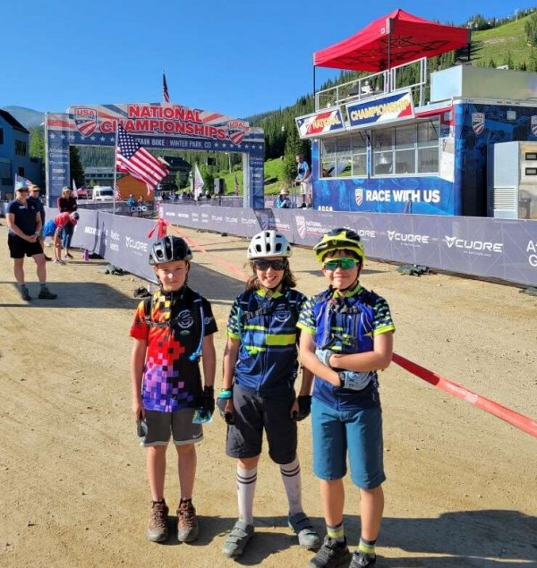 SSWSC youth riders in USA Cylcing Mountain Bike National Championships