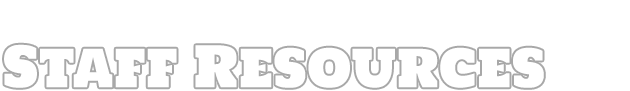 Staff Resources