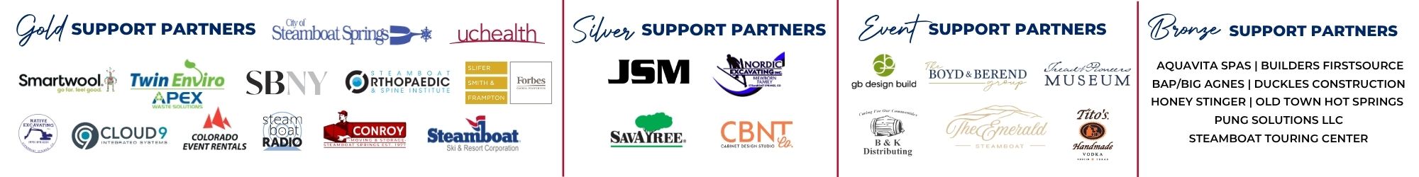 Jumpin' and Jammin' Sponsors